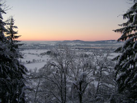 Sunset from Neuschwanstein