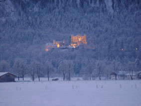 View from our B&B - Hohenschwangau