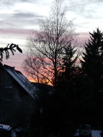 Sunset in Titisee