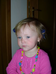With Omi's curlers