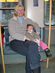 On the train back to Titisee
